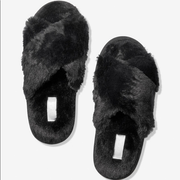 pink victoria secret slippers